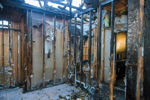 Professional Emergency Fire Cleanup technician working in Clarksville, TX